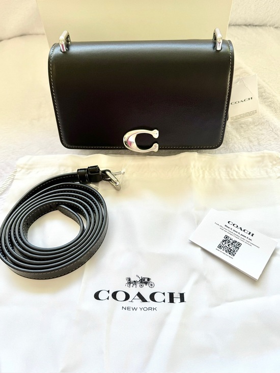 Coach Handbags - NWT Coach Bandit Crossbody Black Leather CD724